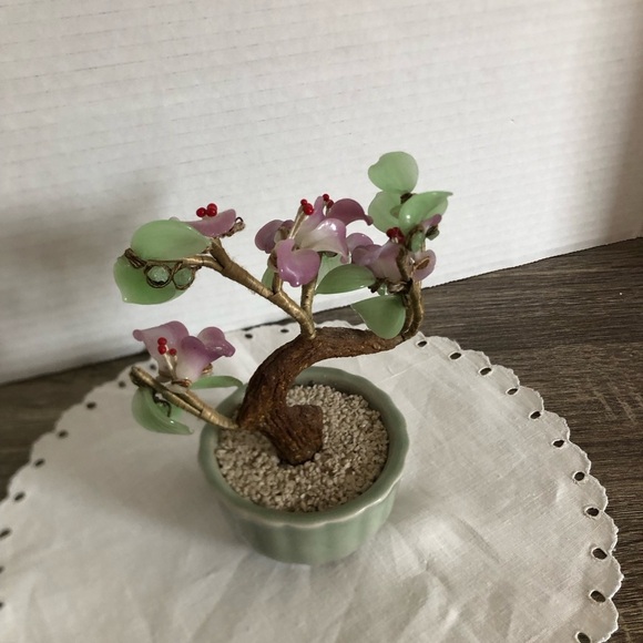 Vintage Glass Bonsai Tree - Picture 4 of 16